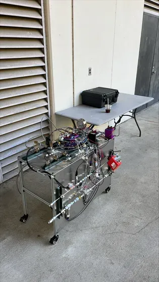 Propellant feed cart